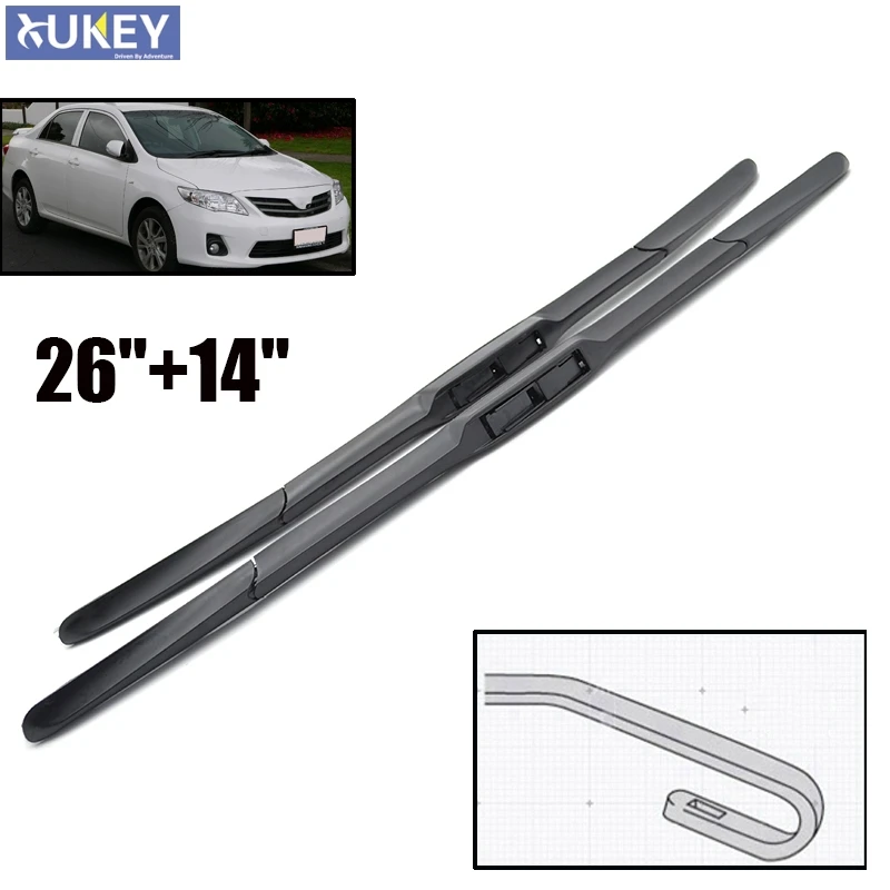 

Щетки стеклоочистителя Misima для Toyota Corolla 2007-2013, 3-секционные передние стеклоочистители 2008 2009 2010 2011 2012