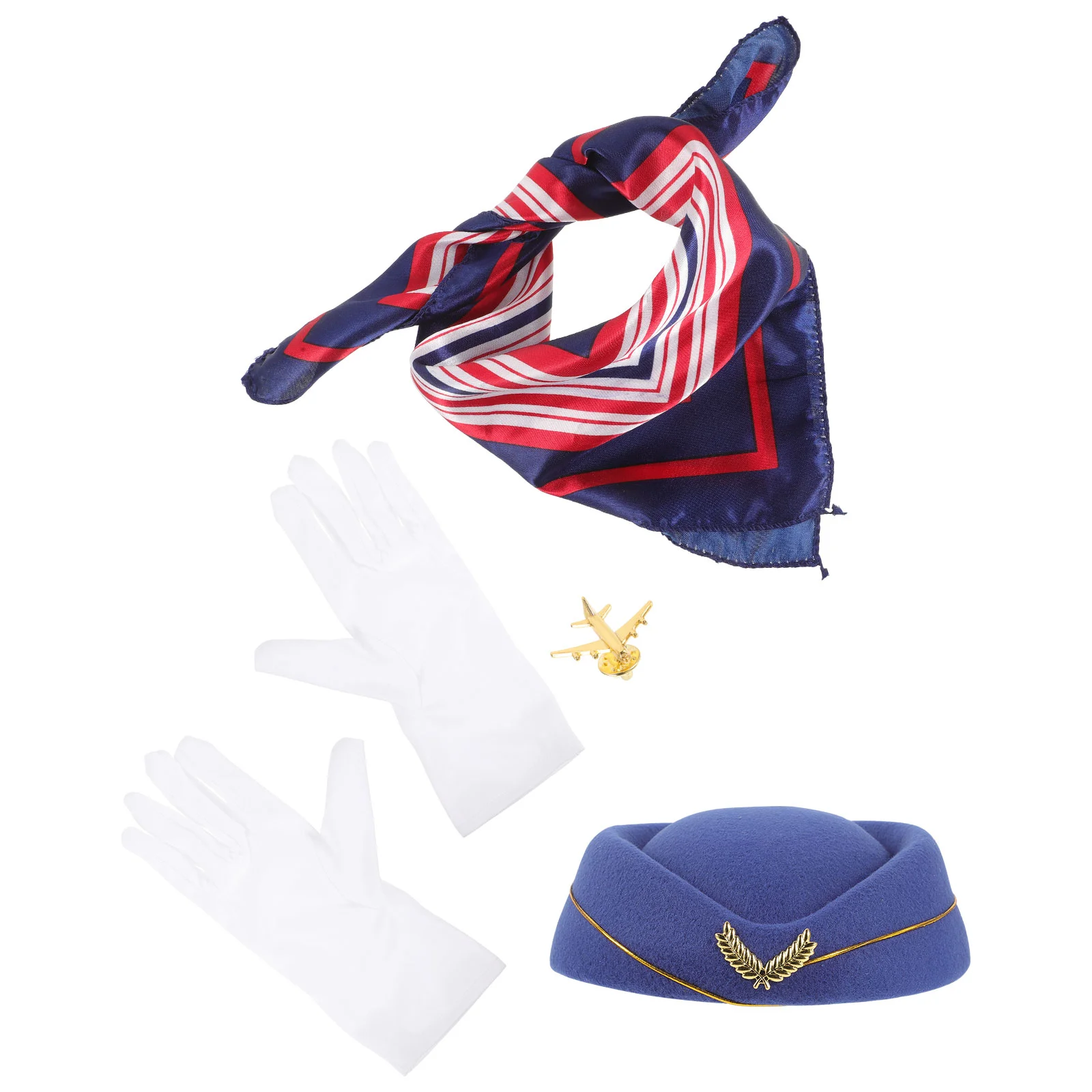 

Flight Attendant Hat Stewardess Outfits Party Supplies Stage Performance Costume Accessories