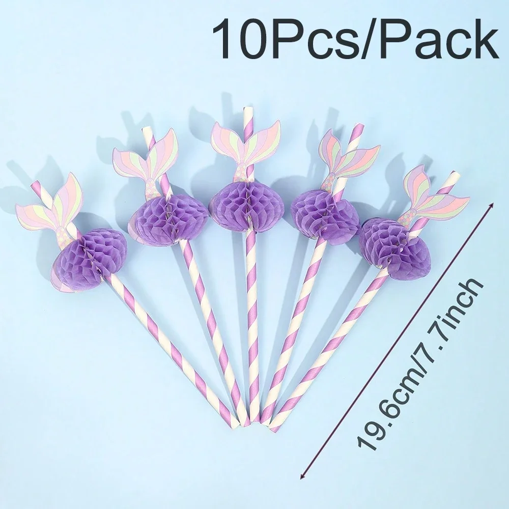 

Одноразовые бумажные стаканчики в форме ракушек с рисунком русалки