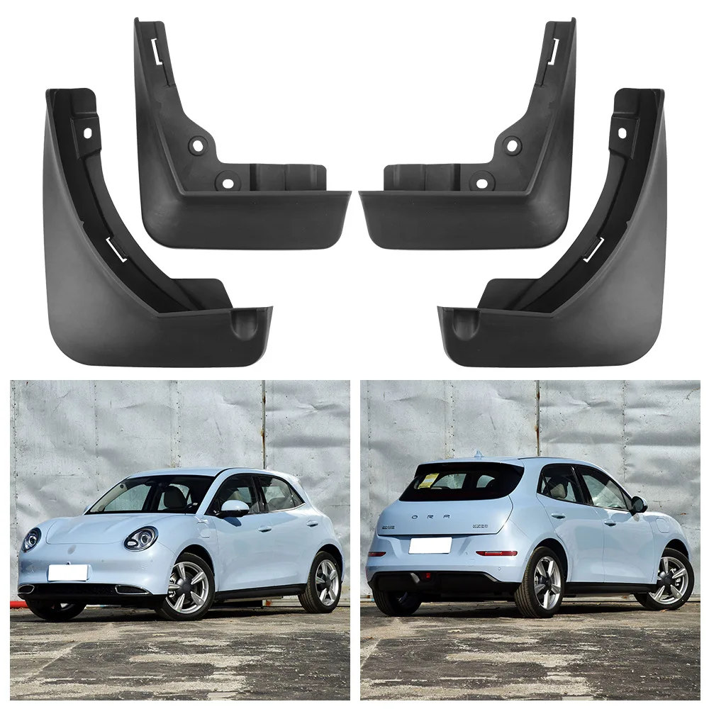 

Автомобильные брызговики, брызговики против брызг для GWM Ora Good Cat Funky Cat 03 2021-2024, передние и задние колеса, автомобильные аксессуары, 4 шт.