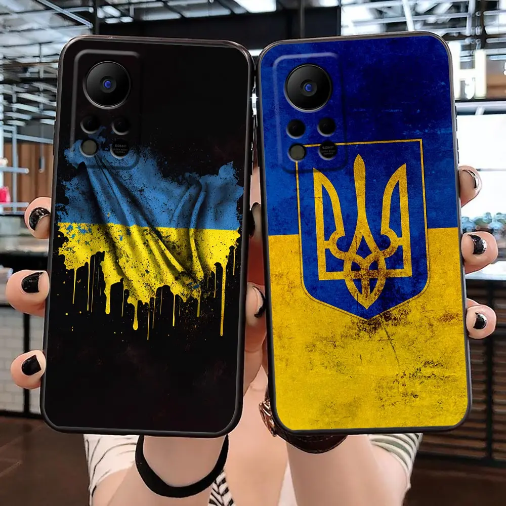 

Case For Infinix TECNO CAMON 19 16 ZERO X NEO 20 8 POVA 4 2 NEO2 NOTE 12 G96 11 10 8 8I S5 Pro 5G Case Capa Para Flag Of Ukraine