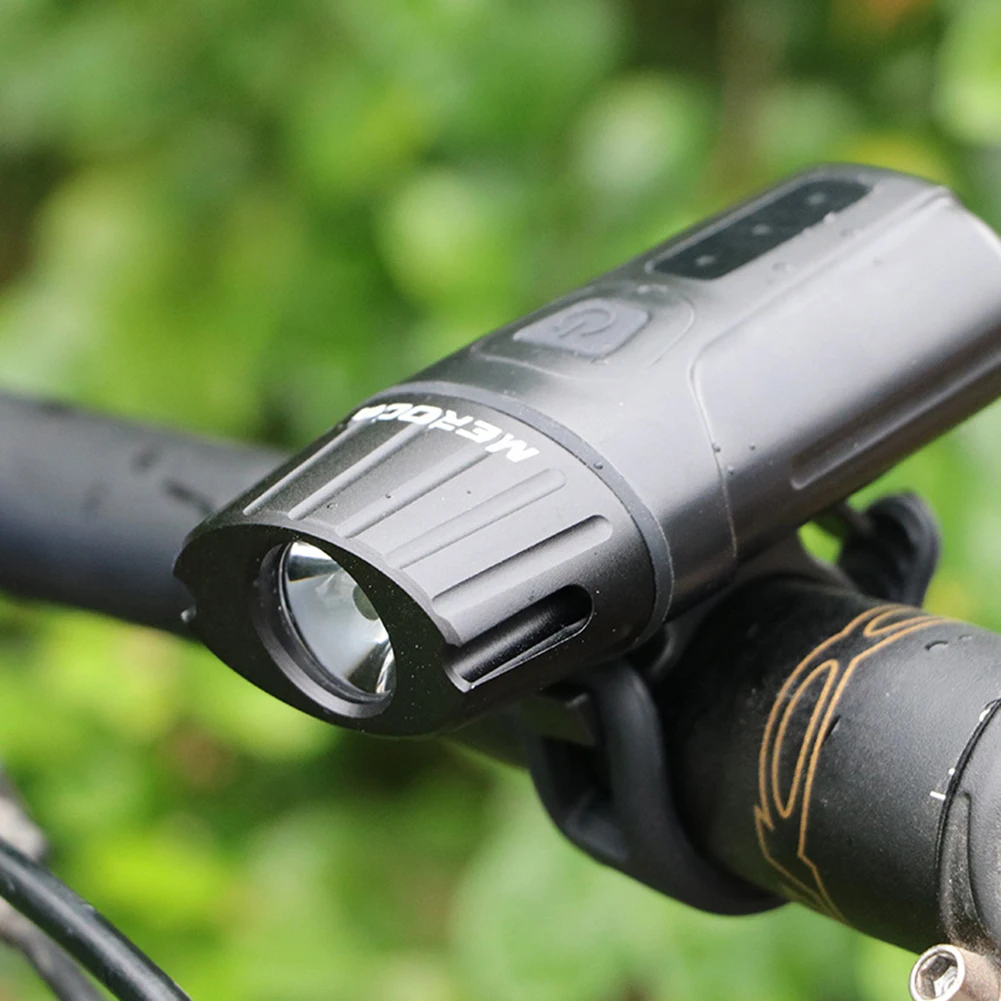 

Bike Front Light Rainproof USB Rechargeable LED 1800mAh MTB Front Lamp Headlight MTB Bicycle Safety Warning Light