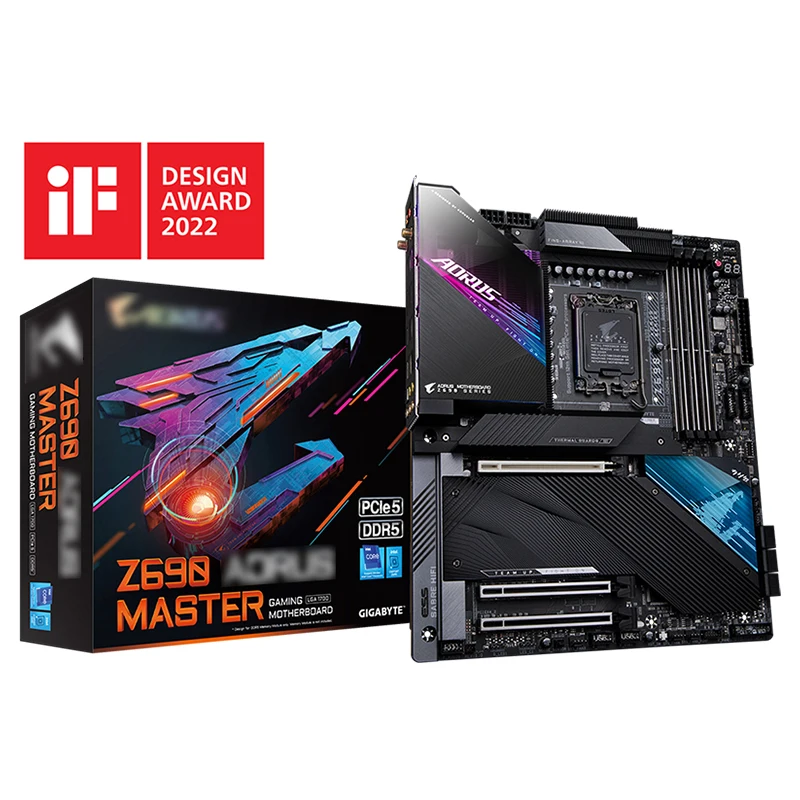 Игровая материнская плата Z690 AORUS MASTER Ram Компьютерная ddr3 h61 itx intel i7 h81 amd lga 1151 x79 x99 ПК
