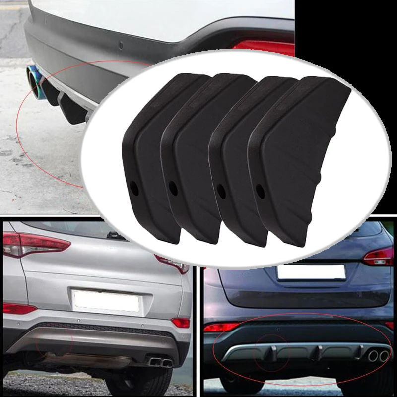 

4Pcs Car Rear Bumper Spoiler Lip Modified Diffuser For Opel Astra VAUXHALL MOKKA Zafira Insignia Vectra Antara