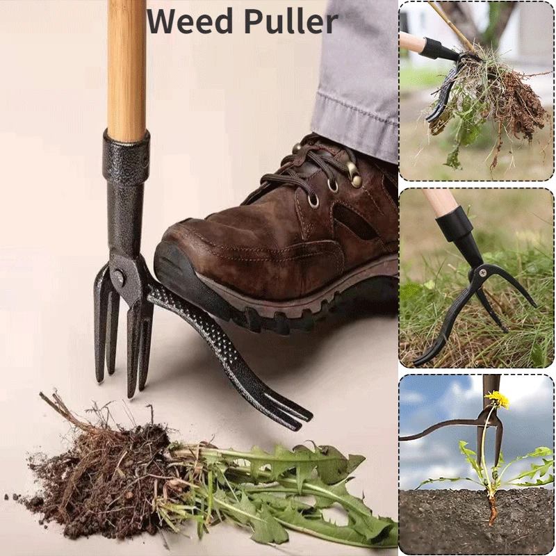 

Weeding Head Replacement Claw Foot Pedal Weed Puller Stand Up Gardening Digging Manual Weeder Root Remover Lawn Accessory Supply