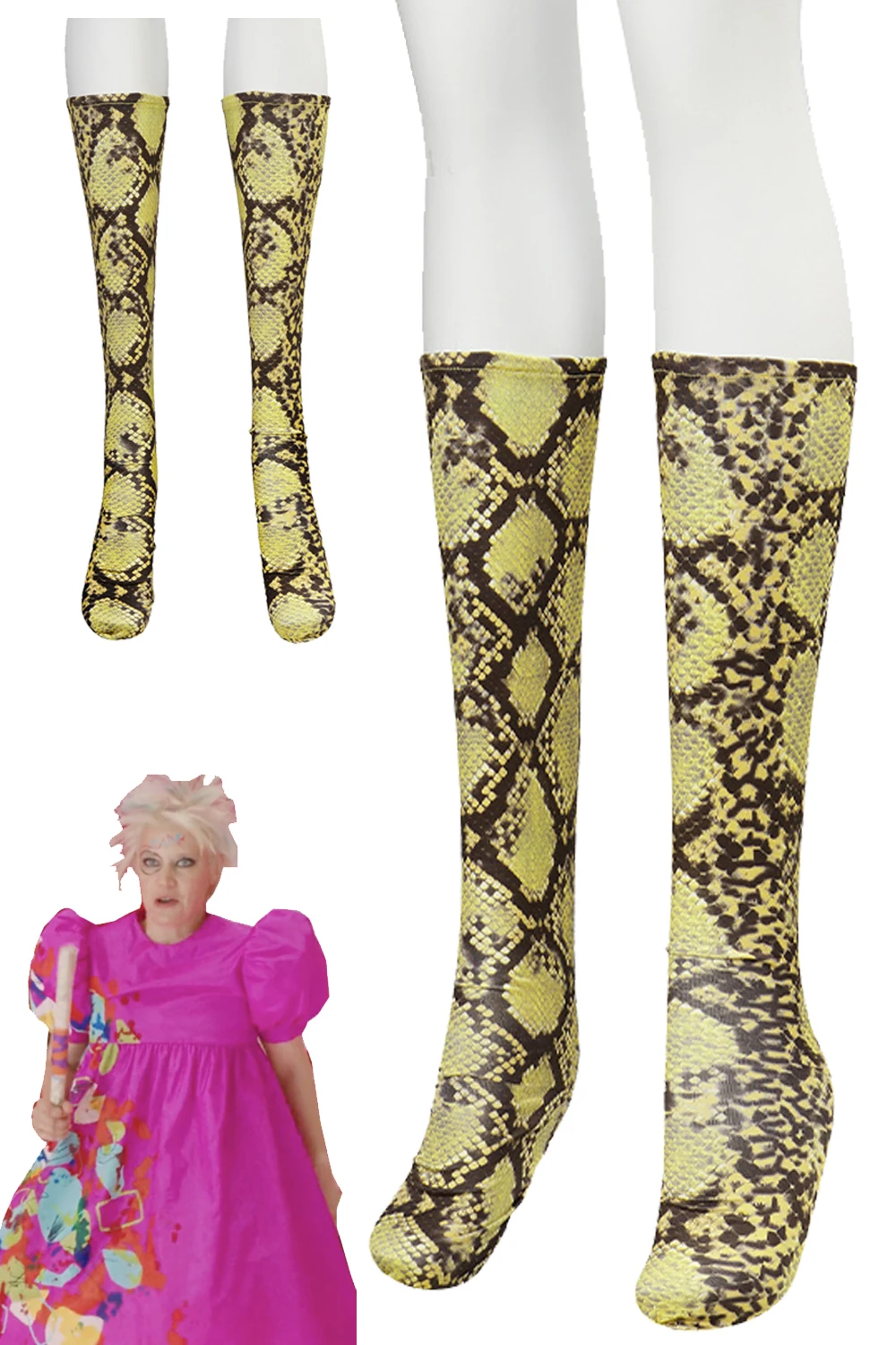 Необычные носки для косплея барбэй маскировка из фильма Марго 2023 Чулки со