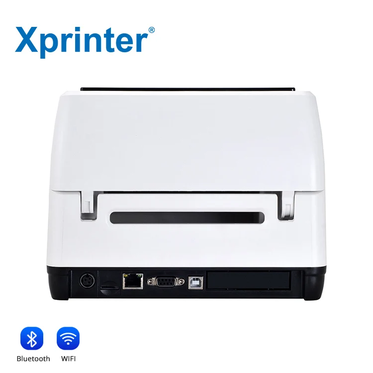 Принтер этикеток Xprinter T451B с автоматическим резаком, 4 дюйма, 4x6, для прямой печати наклеек, термотрансферный, с карбоновой лентой, для самоклеящихся этикеток (art.: 3920dbd05dc39) - 3920dbd05dc39