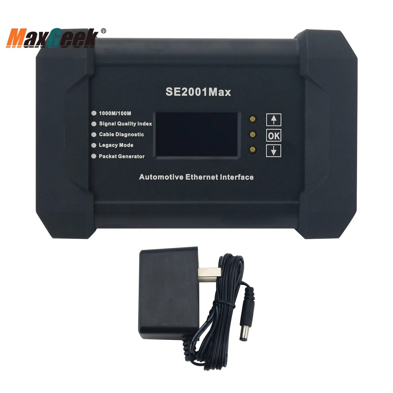Автомобильный Ethernet-интерфейс Maxgeek SE2001Pro/Max 1000Base-T1 с портом USB Type-C поддерживающий