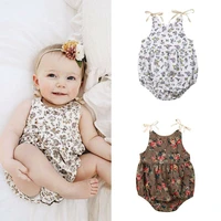 3 24m fashion sweet newborn baby girl print shoulder strap romper infant baby toddler romper jumpsuit clothes outfits