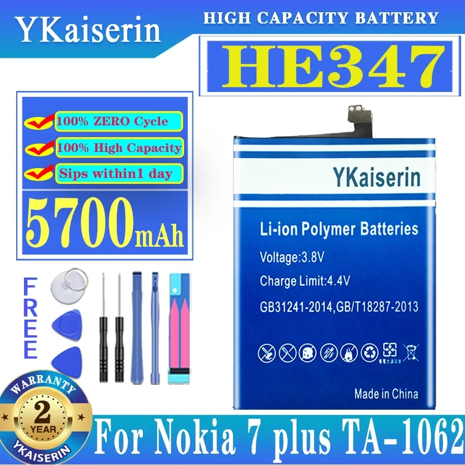 Аккумулятор для Nokia 6 2nd 2018 5 3 1 8 2.2 9 7 Plus 7.1 2 4.2 3.2 8.1 3.1 3V Nokia6 Nokia5 Nokia3 Nokia2 Nokia1