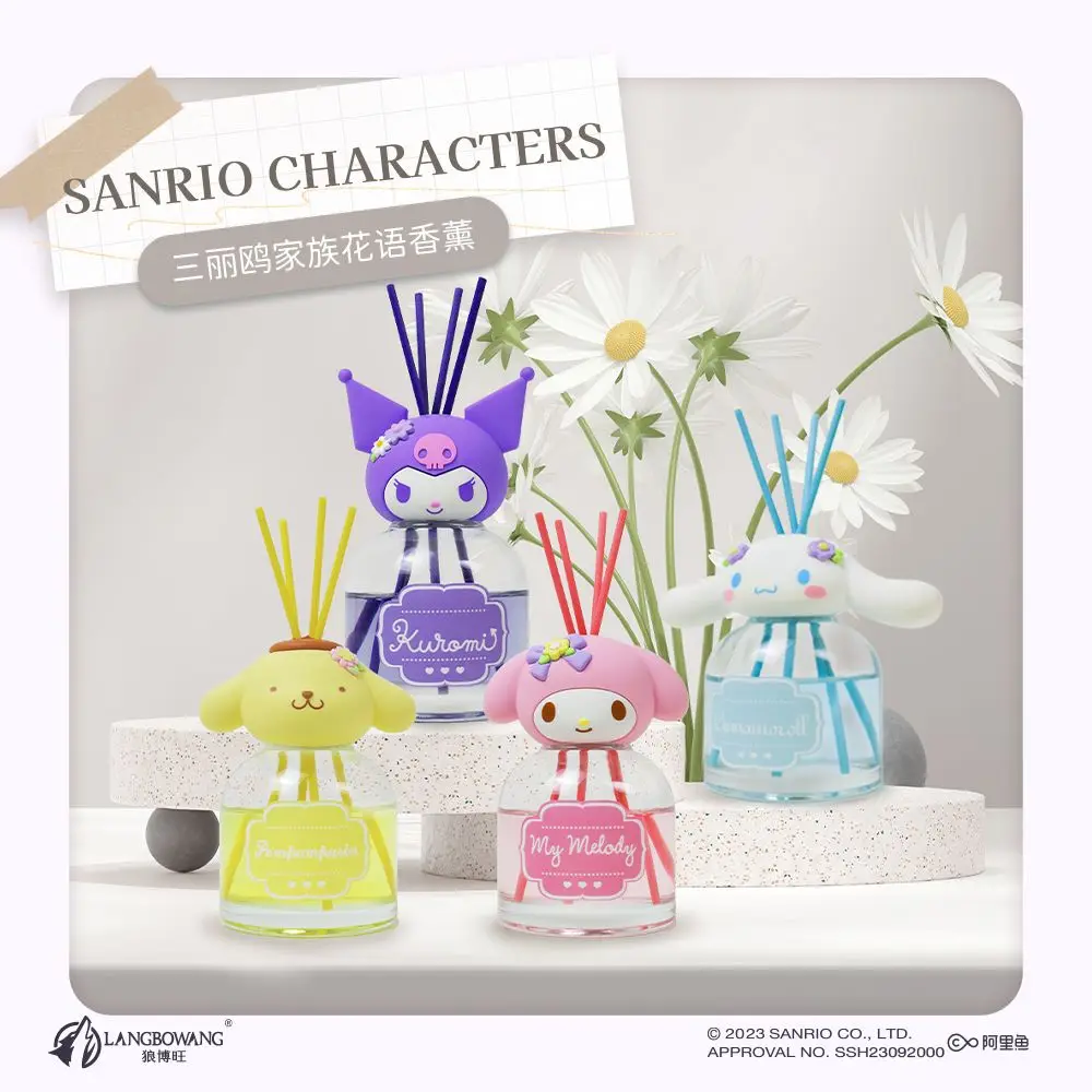 Подлинный цветок Sanrio языковое оформление внутренний аромат Мультяшные милые