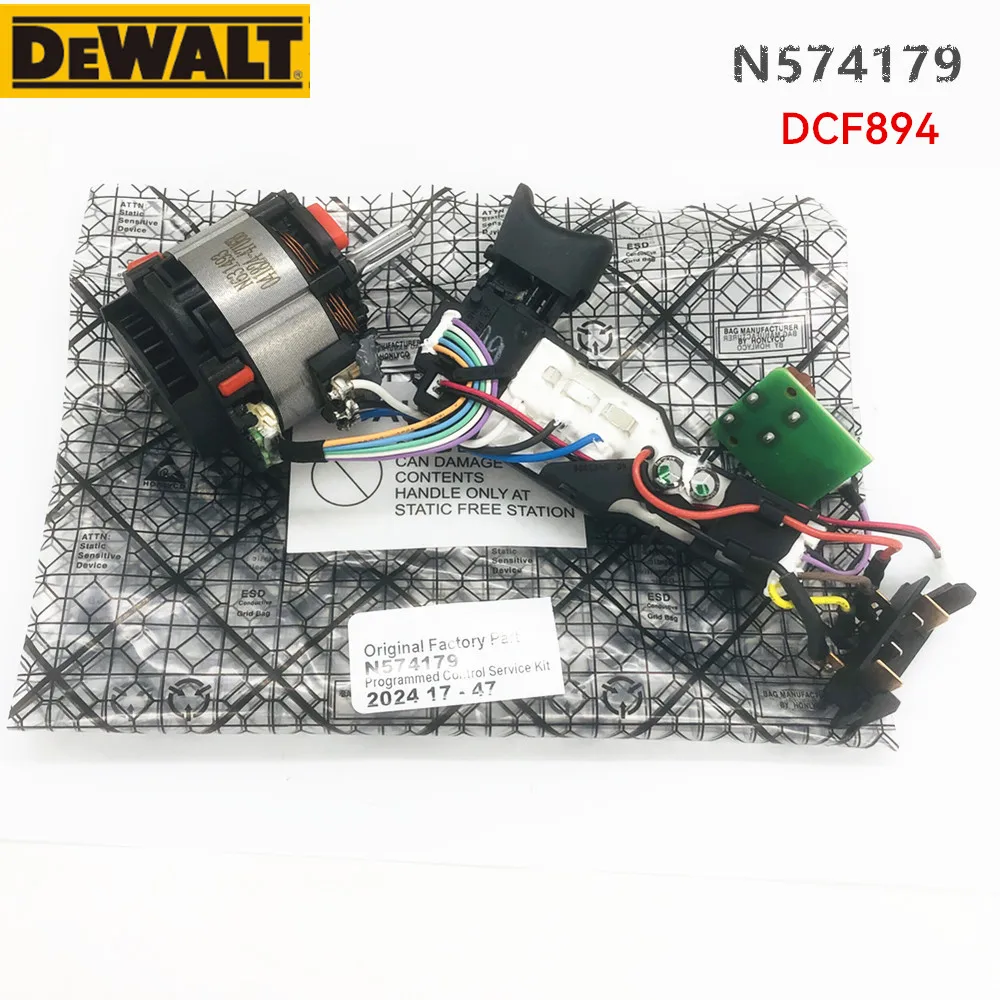 

Модуль двигателя и переключателя для Dewalt DCF894 N574179 DCF894P2 DCF894B DCF894M2 DCF894NT, детали ударного гайковерта