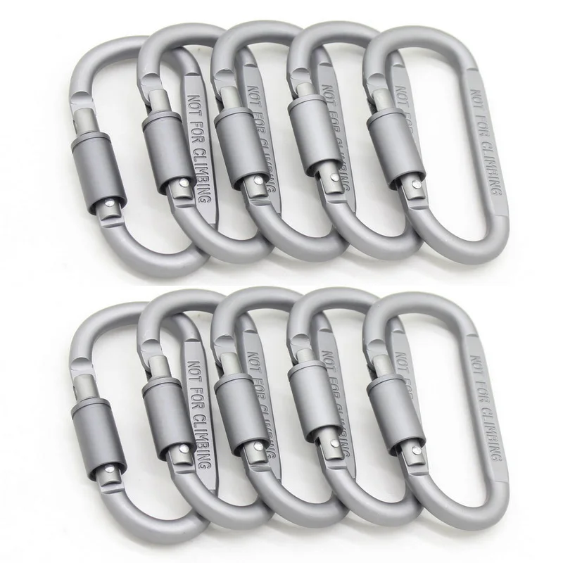 Качественный карабин 8 см из алюминиевого сплава быстрая вешалка утолщенная