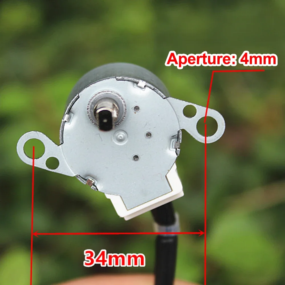 MP24BA мотор-редуктор 4-фазный 5-проводной 12 В постоянного тока шаговый двигатель с