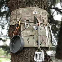 camping picnic portable tool storage outdoor tool camouflage storage bag edc tool hanging bag