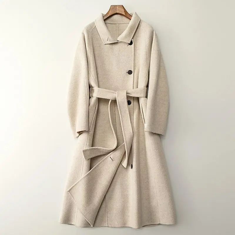 

10% Suli alpaca 90% cotton wool casual autumn new women's fashion 2023 woolen jacket