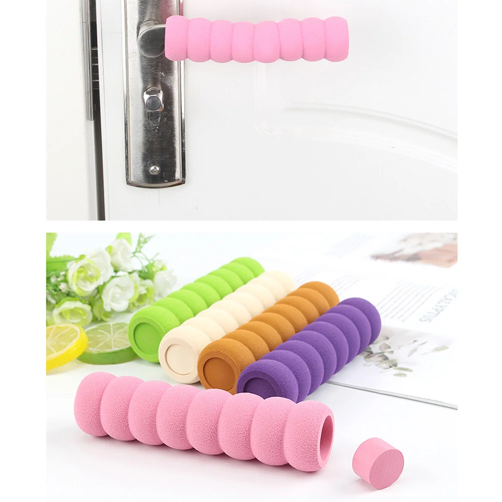 

4 Pcs Air Conditioning Cover Safety Door Knob Handle Protector Decorative Knobs Child Protective Case Foam