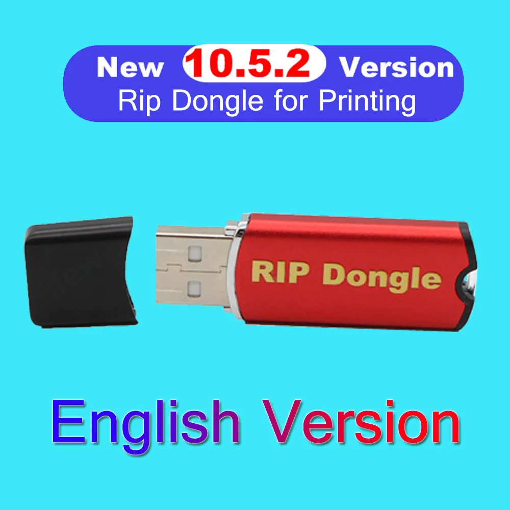 Dtf Rip Software Dongle Usb Key 10.5.2 10.3 10.5 Printer Uv Rip For Epson L805 L800 R1390 L1800 R2000 4880 7880 P6000 Rollprint