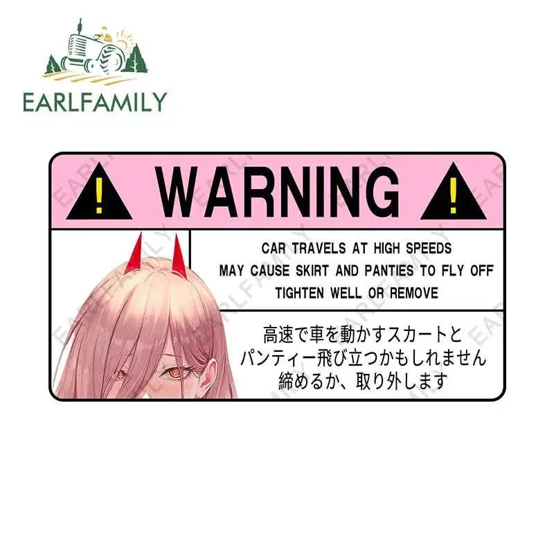 

EARLFAMILY 13 см аниме Peeker ZERO TWO автомобильные наклейки Солнцезащитный Водонепроницаемый скейтборд зеркало заднего вида наклейка для авто JDM RV