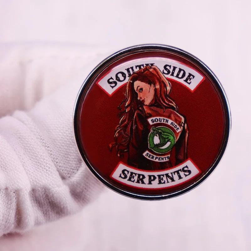 Значок с цветами шерила южные змеи брошь визуальным приключением американская