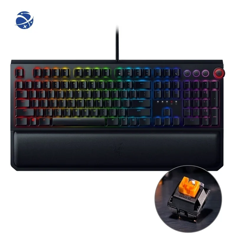Проводная механическая клавиатура Razer Black двухжильная Elite RGB