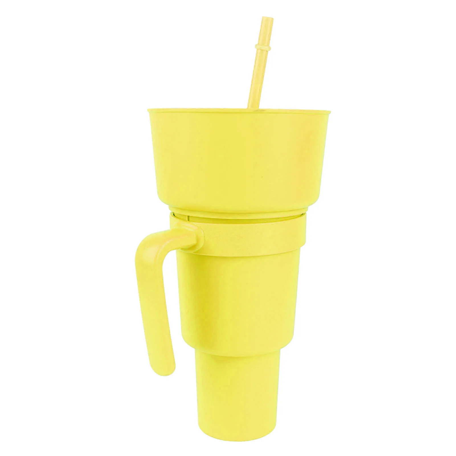 2 в 1 чашка для напитков с соломинкой большое открытие пластиковая верхняя чаша