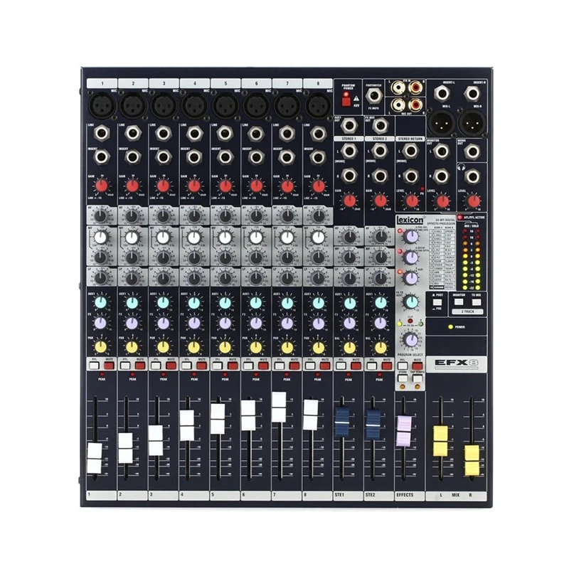 

EFX8 professional stage effect performance mixer 8 channel 12 channel 16 channel Mixer console