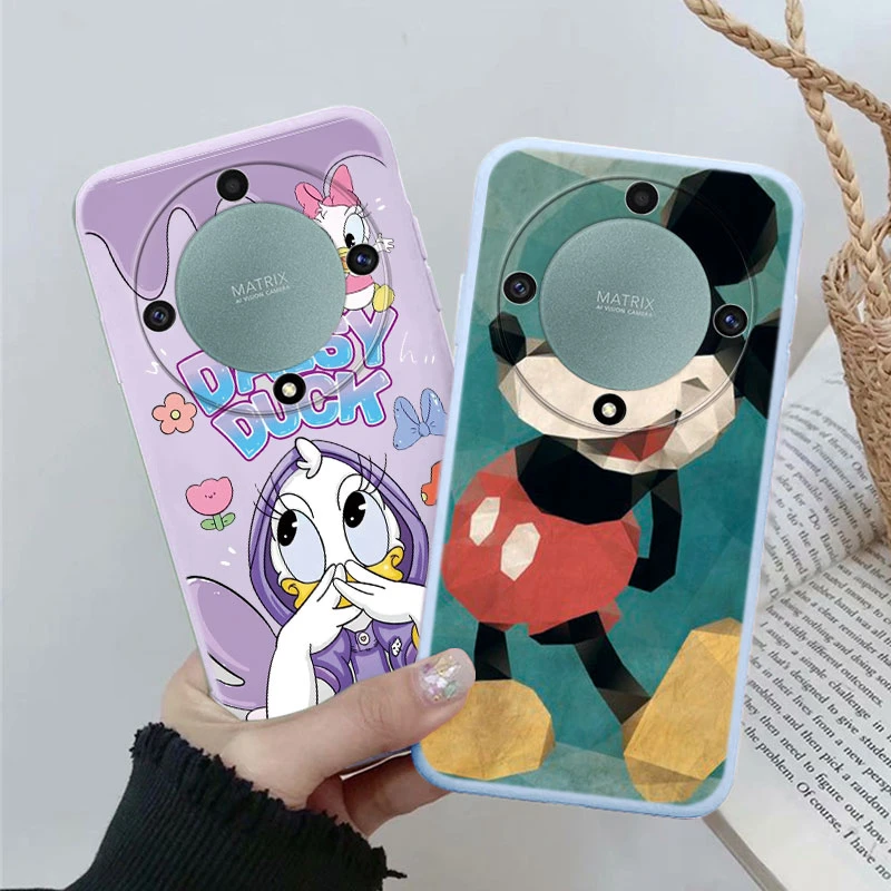 Чехол для телефона Honor X9a Magic 5 Lite X8a X7a X6a X8 X6 70 X40 X7b 90 Smart 50 Plus Play 8T 5G с рисунком Микки и