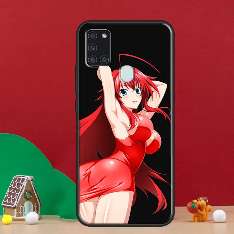 Старшая школа DxD Rias Gremory чехол для Samsung Galaxy A53 A33 A13 A73 A12 A22 A32 A52 A21S A51 A71 A50 A52S задняя