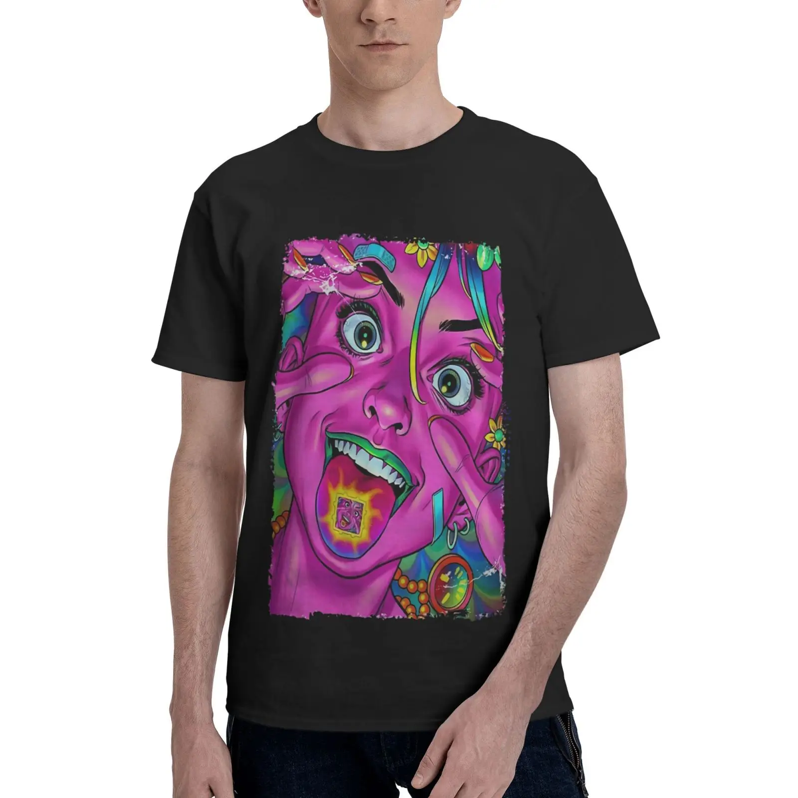 

Psychedelic Trippy Sexy Lucid Dream Lsd Oversized T-Shirt Blouse Tshirt Top Women's T-Shirt Men's Shirts Oversize T-Shirt Anime
