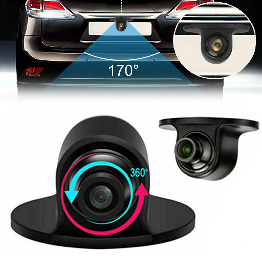 

360° Mini Car Parking Monitor Car Side Mirror Camera CCD 1/3" Color CMOS Night Vison HD Blind Spot Camera Reversing Waterproof