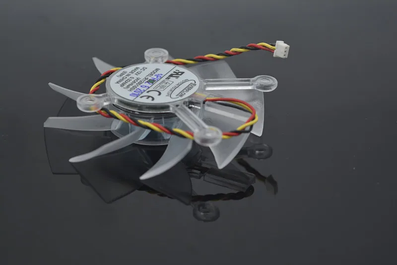 

Вентилятор для видеокарты EVERFLOW R128015SH, сменный вентилятор 75 мм, 4x43 мм, 12 В, 0,32 А, 3 провода, 3Pin, для ASUS 9800GT 9800GTX GT240 GTS25