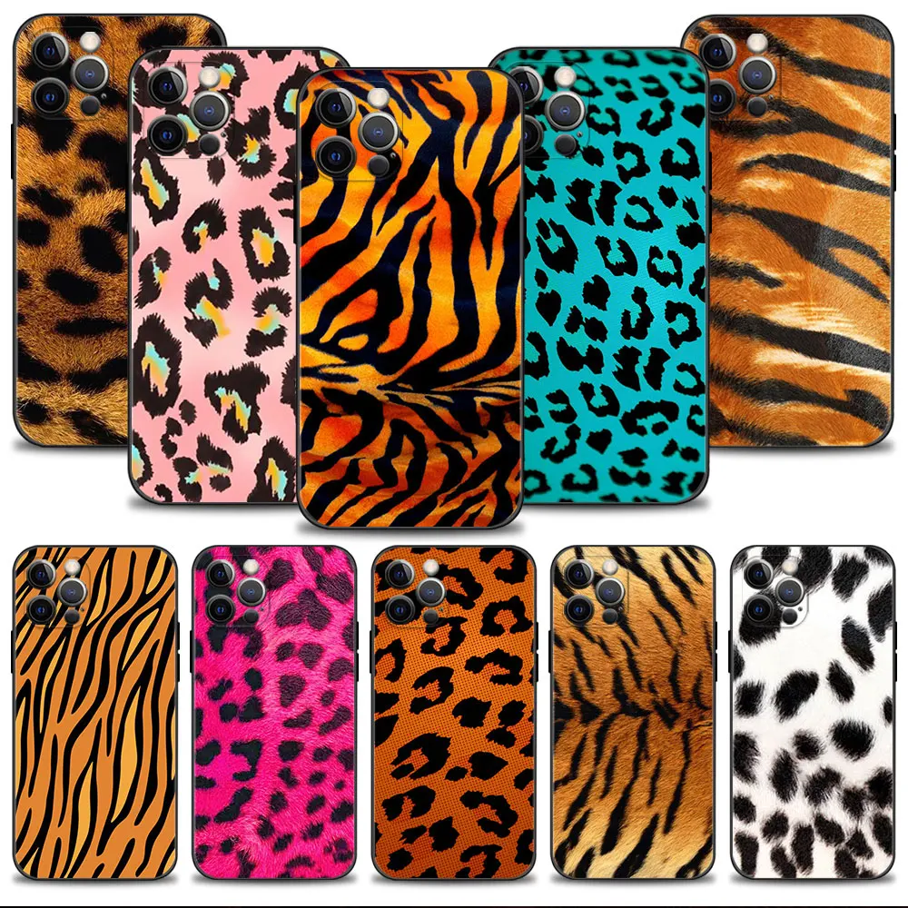 

Funda Trend Coque Tiger Leopard Print Panther For Apple iPhone 8 Plus 13 Pro Max XR 14 7 12 XS 11 X 5S SE 6 5 6S SE2 SE2022