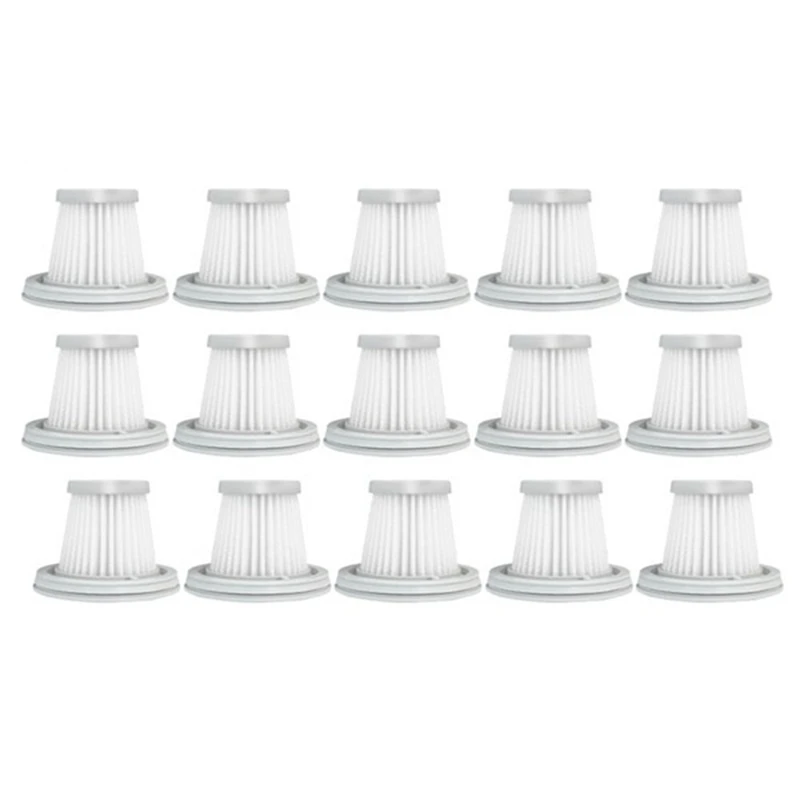 

15Pcs Replacement For Xiaomi Mijia Handy Vacuum Cleaner SSXCQ01XY Home Wireless Washable Filter Spare Part HEPA Filter