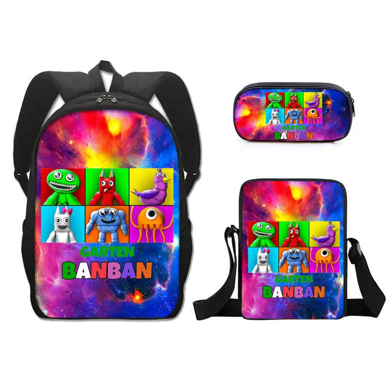 Популярный модный Garten of Banban 3D принт 3 шт./компл. школьные сумки для школьников
