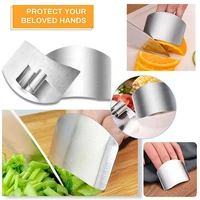 stainless finger guard finger anti cut finger guard kitchen tools safe vegetable cutting hand protecter kitchen cooking gadgets