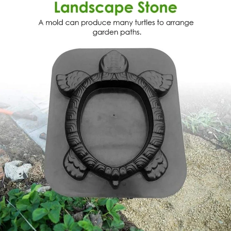 Ручная мощение искусственная черепаха форма для создания дорожек садовых