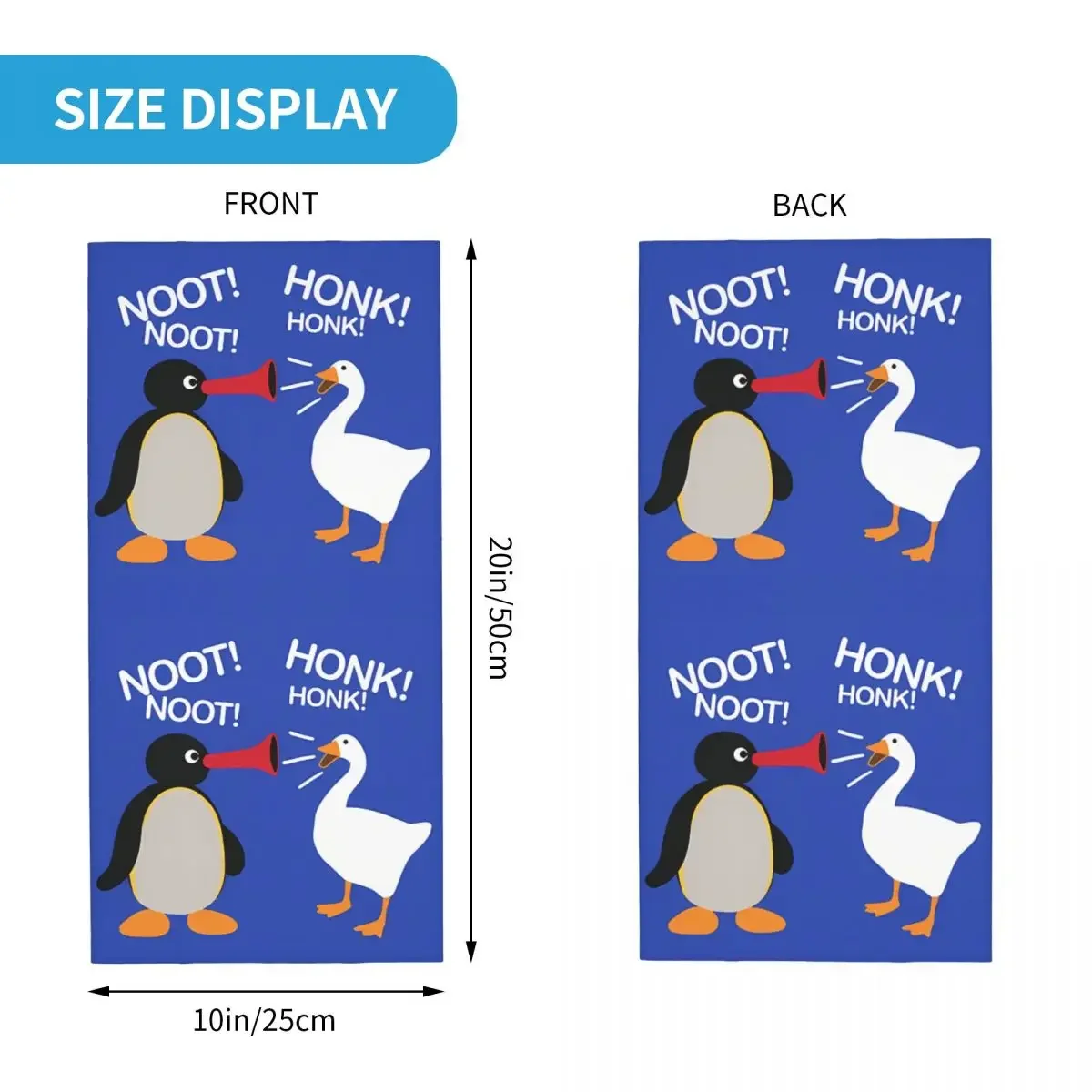 Noot Honk шарф шейный платок маска для лица из полиэстера