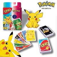 uno game pokemon pikachu anime family fun poker party board game multiplayer carded birthday kids educational toys gifts
