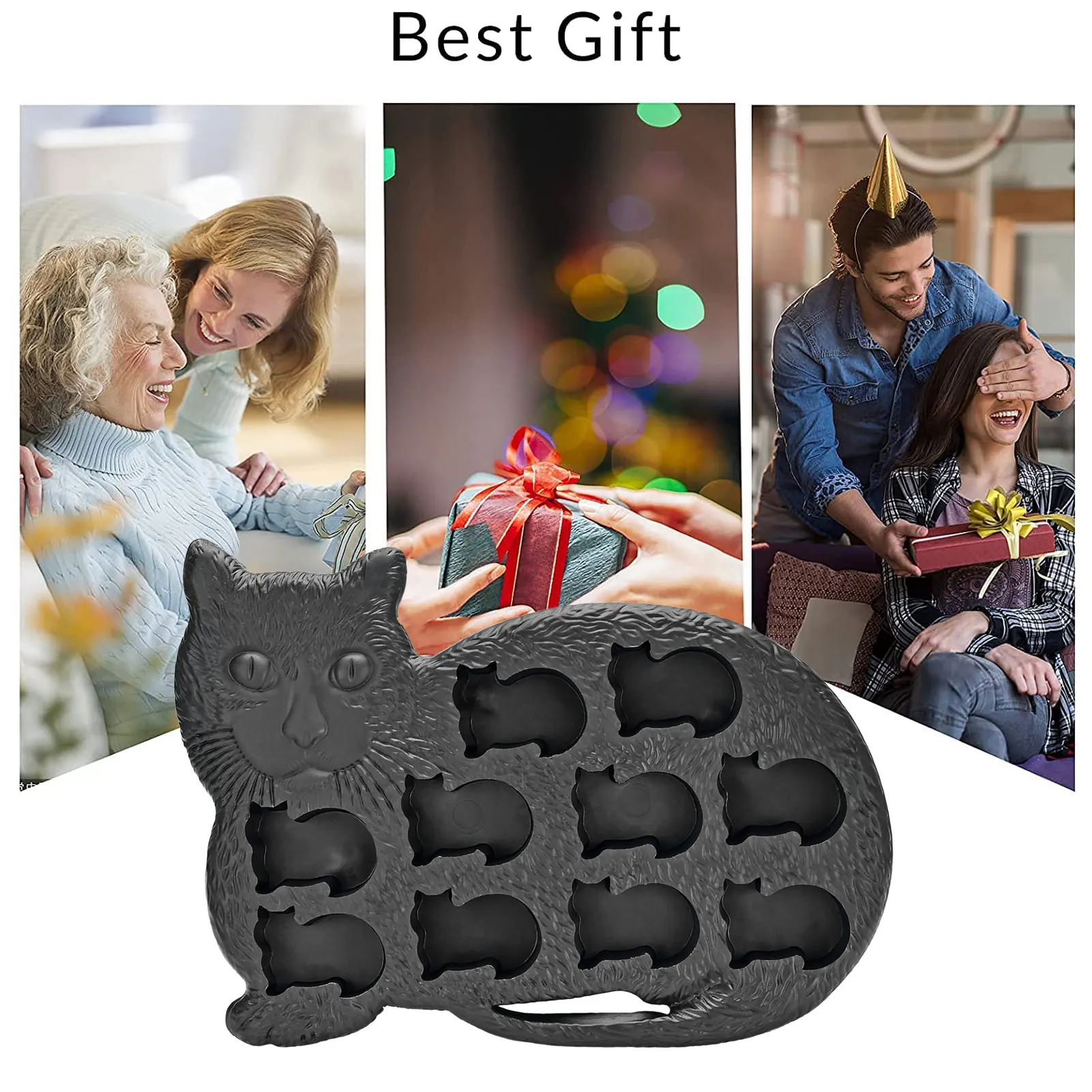 Лотки для льда легко снимающийся силиконовый лоток в форме кошки форма лотки