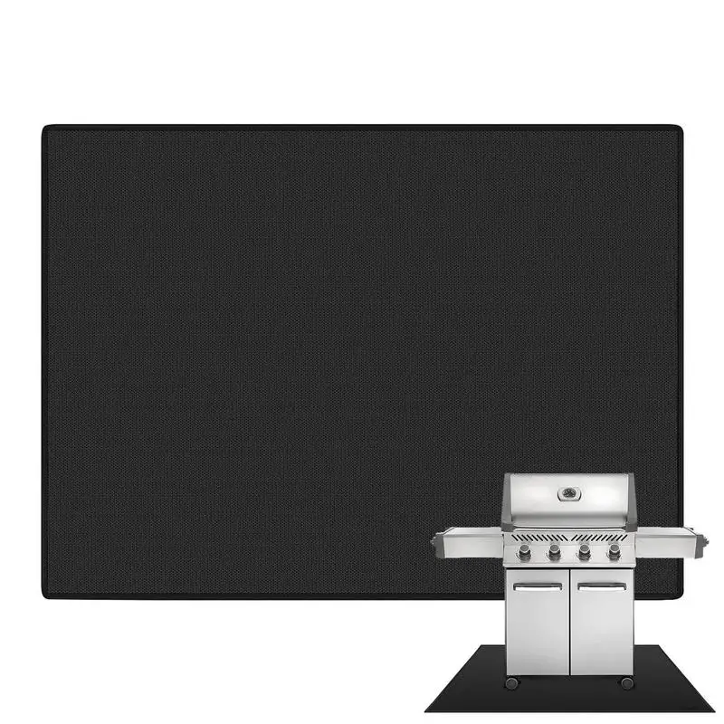 

Grill Mats For Outdoor Grill BBQ Fireproof Pad Grill Mat For Deck Protector Foldable Floor Lawn Protection Rug BBQ Accessories