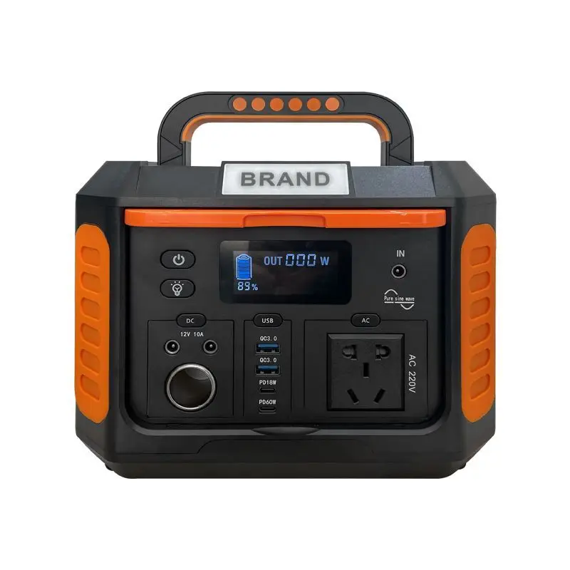 

160800mAh with led light Wireless charging usb portable solar power station home outdoor camping 500w lithium battery power bank
