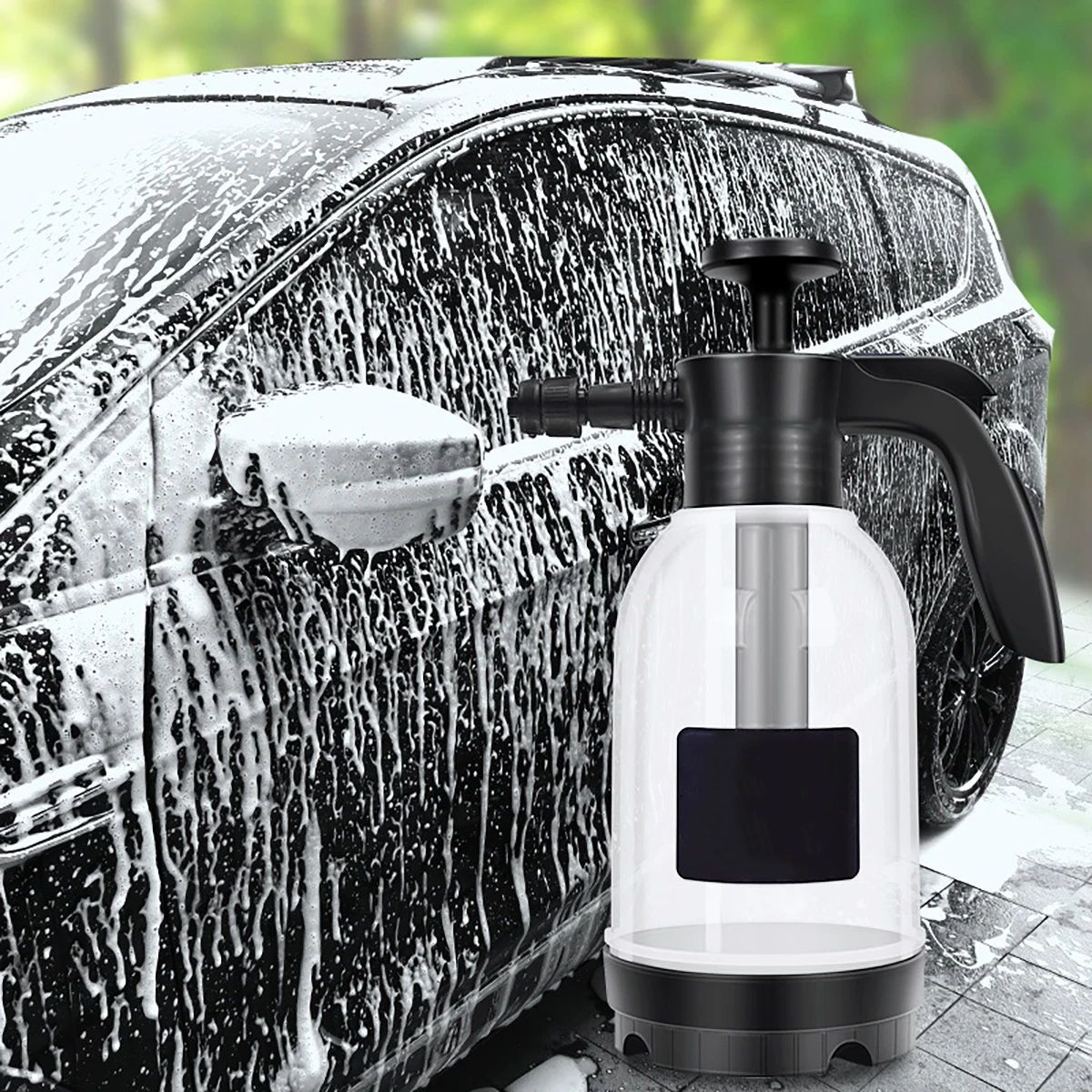 

new 2L Car Wash Foam Sprayer Snow Wash Pump Sprayer Handheld Foaming Pump Pressure Hand Pump Foam Generator Portable Thick