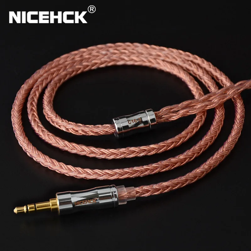 

NiceHCK C16-3 Pure copper headphone upgrade cable 16 strands braided MMCX/2pin/NX7/QDC/TFZ