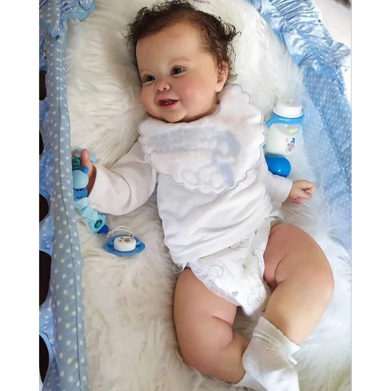 

60cm Reborn Toddler Doll Toys Kodi Art Doll 3D Painting with Visible Veins Kids Christmas Gift Birthday Toys