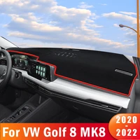 for volkswagen vw golf 8 mk8 r gti r line 2020 2021 2022 car dashboard sun shade cover instrument desk non slip mats accessories