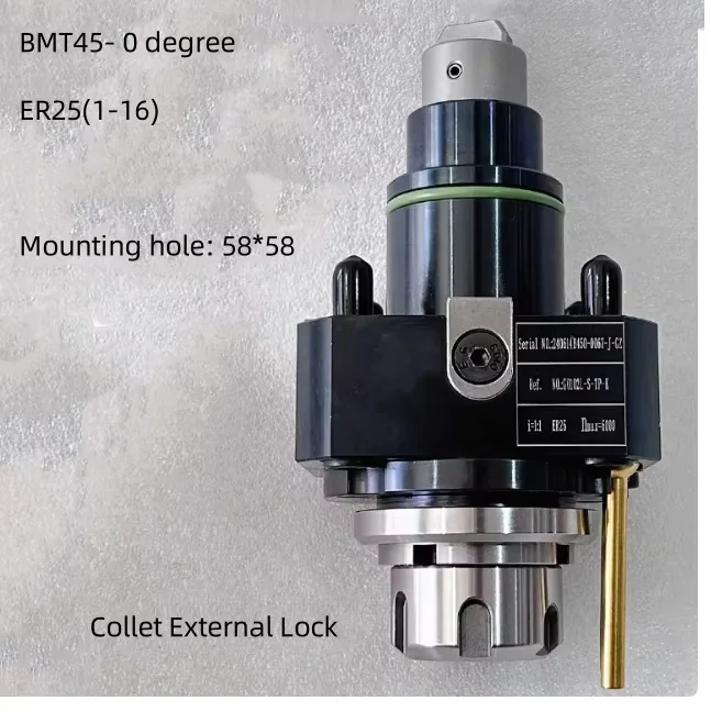 BMT40 BMT45 BMT55 Держатель электроинструмента 90 градусов 0 градусов Универсальная силовая головка для поворотной фрезы