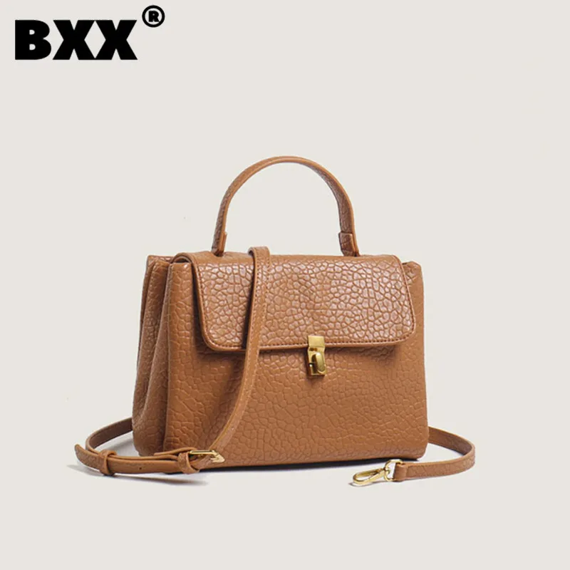 

[BXX] One Shoulder Crossbody Bag For Women 2023 New Fashion Leather Lock Catch Casual Versatile Handbag Messenger Bags 8CY754