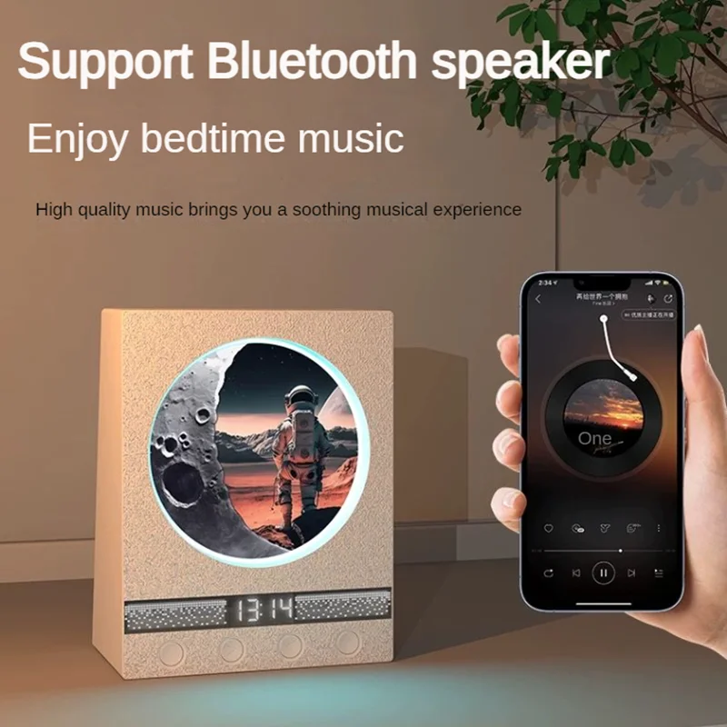 Креативный беспроводной Bluetooth-динамик в стиле ретро светодиодный окружающий