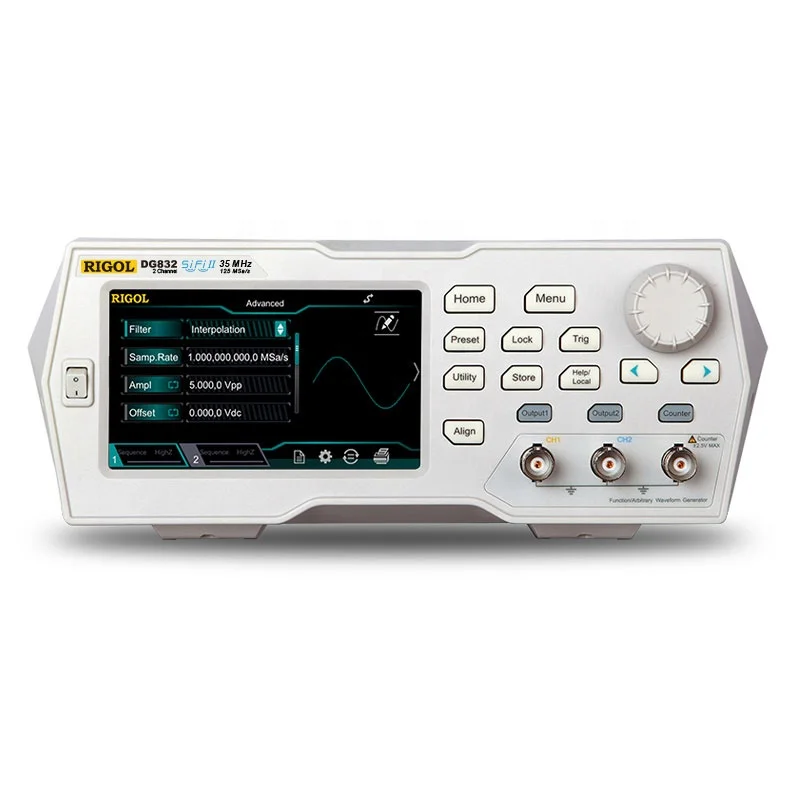 

RIGOL DG812 Signal Generator Function/Arbitrary Waveform Function Generator 10MHZ 2 output channels